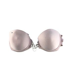 Intimate Classics Strapless Bra * Cups laced together  * 36C Taupe * Blend